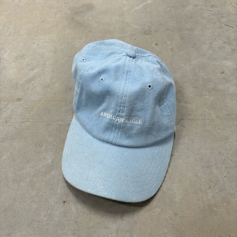 American Eagle Blue Corduroy Hat
